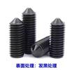 Parafuso de cabeça sextavada tipo cone/sextavado tipo cone anglo-americano preto grau 12.9 1/8-1/2