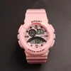 Reloj transfronterizo estudiante mujer simple ins Celebridad de Internet mismo multi-funcional deportes tiempo pareja hombres y mujeres reloj reloj de moda