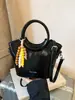 Bolso de Mano de Lujo Ligero Estilo Coreano para Mujer 2026 Primavera Nuevo Vintage Bolso Cubo para Viajes Diarios Bolso Cruzado Casual para Hombro