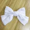 Celebridad de Internet Nueva Horquilla de Lazo de Satén Retro Lazo Grande Color Puro Lazo Largo Flotante Clip Superior Accesorios para el Cabello Venta al por Mayor de Fábrica