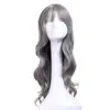 Comercio exterior transfronterizo peluca cosplay animación peluca flequillo al aire pelo largo rizado olas grandes fabricantes en stock