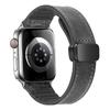 Aplicável ao Apple Apple Watch 1ª a 9ª geração ultra pulseira de silicone Couro Fivela Magnética pulseira de couro Crazy Horse