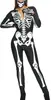 2025 Novo Modelo Caveira Esqueleto Cos Bodysuit Festa de Carnaval Baile de Máscaras Peça Performance de Palco