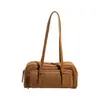 Bolsa de Axila Grande Capacidade Estilo Coreano Feminina Outono 2026 Nova Textura de Alto Padrão Bolsa de Ombro Único Bolsa de Boliche