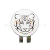 Clip para Gorra de Golf Clip para Gorra de Tigre Marca del Zodiaco con Clip Magnético Marca Desmontable de Golf
