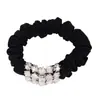 Elástico de cabelo de luxo com pedras de diamante para mulheres, scrunchie de alta qualidade, elástico para rabo de cavalo, elástico para coque estilo coreano, novo acessório de cabelo 2026