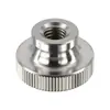 Acero Inoxidable 304 Tuerca de Mano Giratoria Moleteada de Cabeza Alta Agujero Ciego Tuerca Redonda Moleteada de Paso M3M4M5M6M8M10M12