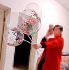 Haste de Suporte para Bola Ondulada Transparente de 70cm Suporte de Haste de Alumínio para Balão de Filme Grande Suprimentos de Festa Adereços de Decoração de Balão