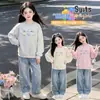 Otoño 2026 Nuevo Sudadera Casual de Moda con Estampado para Niñas, Manga Larga Versátil, Dulce