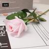 Rosa Simulada Sencilla Sensación Hidratante Rosa Flor Artificial Flor Falsa Hogar Boda Novia Sosteniendo Ramo de Rosas