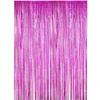 Venta al por mayor de fábrica 2 metros cortina de lluvia de seda decoración de pared de fondo para actividades de ceremonia de graduación de fiesta de boda decoración de cumpleaños