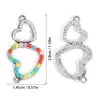 13 Colgantes Conectores Populares Transfronterizos Vintage de Resina Colorida Hueca para Collares y Pulseras