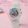 Suministro en stock reloj infantil luminoso colorido de dibujos animados de hielo y nieve silicona suave luminosa colorida con reloj electrónico para hombre y mujer