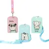 Nuevo set de tarjetas de PU luminoso, insignia de estudiante de dibujos animados, certificado de trabajo, set de tarjetas de autobús, insignia, tarjeta de trabajo, pedido