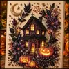 Nuevas Pegatinas de Perlas de Halloween Transfronterizas 5D Creativas Hechas a Mano Día de la Independencia Americana Pintura de Diamantes DIY Manualidades para el Hogar