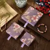 Elegante caja de embalaje para pulsera Luosanmi estilo chino, caja cajón para joyería, caja flotante de película de PE, caja vintage de extracción para pulsera