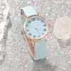 Reloj Especial Súper Popular para Examen de Admisión Universitaria para Estudiantes Mujeres Estilo Coreano Simple Casual Retro Artístico Harajuku Estilo Universitario