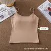 Colete Versátil de Cor Sólida Escovado Outono Inverno para Mulheres Simples Estiloso Girl Slimming com Bojos de Látex Camisola Pequena Camada Base Top Quente