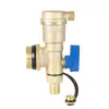 Válvula de purga automática para distribuidor de agua geotérmica, Válvula de drenaje de gran caudal para calefacción por suelo radiante, Válvula de purga de radiador, Todo cobre