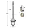 Accesorios para Columpios de Acero Inoxidable de Alta Resistencia, Ganchos para Columpios de Porche, Accesorios de Ferretería para Fijación de Sillas Hamaca de Yoga con Bolsa de Arena