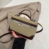 Bolso de Cuero Mate Vintage para Mujer para Otoño e Invierno 2026, Nuevo Bolso Cruzado de Diseño Casual de Nicho con un Toque de Lujo, Bolso de Mano