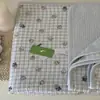 Colcha de plumón de ganso coreano con un lado de algodón puro y el otro de terciopelo ultrasuave, reversible y apta para acolchado y relleno, se puede usar como cubrecama o funda para tatami