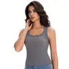 Otoño Verano Europeo y Americano Deportes Running Sensación Fresca Tirantes Anchos Chaleco Casual para Mujer Ropa Interior Capa Base de Moda Camisola
