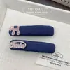 Corea del Sur Lujo Ligero Geométrico Full Diamante Letra Cachorro Bebé Pinza para Bebé Ins Todo Fósforo Dulce Fresco Flequillo Lateral Accesorios para el Cabello para Niñas