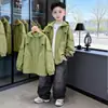 Ropa para niños, ropa de abrigo para niños, nuevo estilo primavera/otoño 2026, cortavientos para niños, atuendo de otoño fresco y elegante para niños mayores
