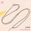 Cadena fina para clavícula tipo cuerda DIY Cuentas de transferencia de cera de abeja de cristal Cuerda para colgar en el cuello al por mayor Amigas Arte Colgante elegante Cuerda para colgar