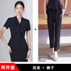 Verano Profesional Manga Corta Nuevo Traje Pequeño Chaqueta Top Pantalón Falda Traje de Tres Piezas Verano Nuevo 25 Años