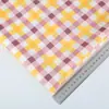 Tela de Poliéster a Cuadros Estampada y Teñida Estilo ins Moda Ropa para Mujer Camisa Pantalones Falda Sombrero Zapatos Tela
