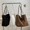 Primavera Nuevo estilo coreano estilo occidental gran capacidad lona simple celebridad de internet elegante bolso al por mayor Bolso de hombro para mujer