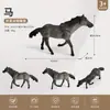 Simulação Modelo de Cavalo Animal Cavalo Cavalo Preto Cavalo Cavalo Selvagem Brinquedos Cognitivos Infantis Ornamentos de Modelo Animal