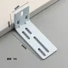 Suporte de parede de aço laminado a frio Suporte de instalação para trilho de cortina Suporte universal ajustável reforçado espessado Acessórios de ferragens para melhoria da casa