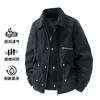 Chaqueta de pana de otoño transfronteriza, moderna chaqueta de trabajo americana, chaqueta de solapa estilo japonés para hombre, abrigo para hombre de primavera y otoño