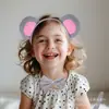 Suministro Popular Transfronterizo de Halloween Diadema de Orejas de Ratón Pequeño Accesorios para Actuaciones Infantiles Venta al por Mayor Tocado de Animales de Dibujos Animados