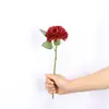 Flores Artificiales Crisantemo de 3 Cabezas Crisantemo de Tenis de Mesa Decoración para Sala de Estar Comedor Bar Accesorios para Fotografía Arreglo de Escena Arreglo de Flores de Pie