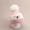 Chapéu de Lã para Bebê Chapéu de Proteção para Ouvido de Inverno Crianças Urso de Desenho Animado Fofo Masculino e Feminino Baomeng Outono e Inverno Novo Estilo Ocidental Espessado