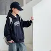 Sudadera con capucha para niño, primavera y otoño 2026 nueva estilo coreano para niños, camiseta básica de otoño, top para niños mayores, moda de otoño