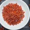 Hielo natural flotando cuentas de mijo rojo sur sueltas 3 mm ágata roja sur diy pulsera collar mineral en bruto rojo llama productos semiacabados