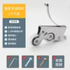 Rodízios para Portas de Correr em Liga de Titânio, Rodas para Portas de Correr de Guarda-Roupa Estilo Antigo, Rodízios de Piso para Portas de Correr, Rodízios Côncavos e Convexos Superiores e Inferiores para Portas de Correr, Rodas para Trilho