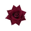 Flores de Rosa de Terciopelo Artificial Paquete de Material de Flor para Tocados Pasadores de Pelo Flores Artificiales Adornos para Flor de Boda Pared de Flores de Boda Flor de Cabeza de Coche
