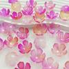 Gelatina degradado flor de peonía con cuentas material para accesorios diy al por mayor cuentas sueltas accesorios para pulseras material de flor de fénix hecho a mano