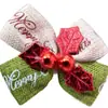 Decoración de Lazo de Campana de Navidad de Cinta Multicolor Hecha a Mano Cinta Cinta Colgante de Alambre Dorado Accesorios para Regalo de Halloween