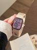 Adecuado para Apple Watch iWatch 12ª Generación 11/10 Correa de Nylon Tejida Ultra Linda