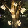 Forma de Mariposa Luz Dinámica 2025 Nueva Exterior Luminosa Soñadora Iluminación Led Mariposa de Cristal con Alas Móviles