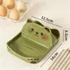 Suporte de Tampa de Panela Urso de Desenho Animado Suporte de Espátula de Mesa Armazenamento de Tampa de Panela Tábua de Corte Bancada de Cozinha Prateleira Criativa Doméstico