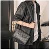 Bolso de Hombro a Cuadros de Nuevo Estilo Casual Estilo Coreano para Hombre a la Moda Bolso Cuadrado Pequeño Moderno Bolso Cruzado Bolso Mensajero Urbano para Hombre Moderno