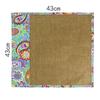 Colchoneta de Terciopelo Moxa para Oficina Verano Hogar Esterilla de Ratán Fresca y Transpirable Cálida para Sentarse Moxibustión Fisioterapia Cuidado de la Salud Moxibustión